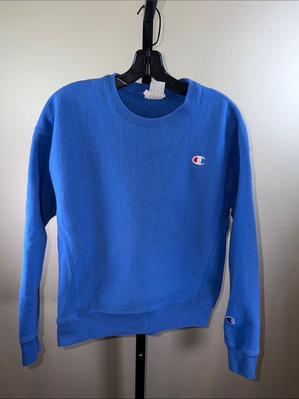 🔵 Champion Crewneck Sweatshirt - Royal Blue - Size Medium
